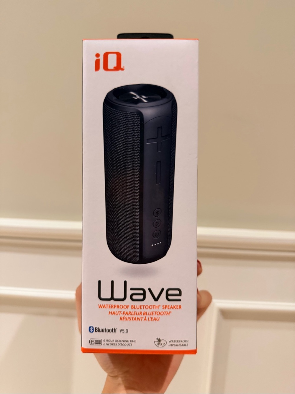IQ Wave Waterproof Bluetooth Speaker BRAND NEW IN BOX Working Order